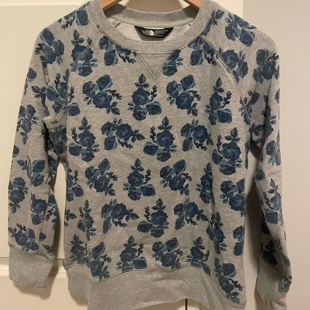 Used The North Face Flowery Sweatshirt (M)